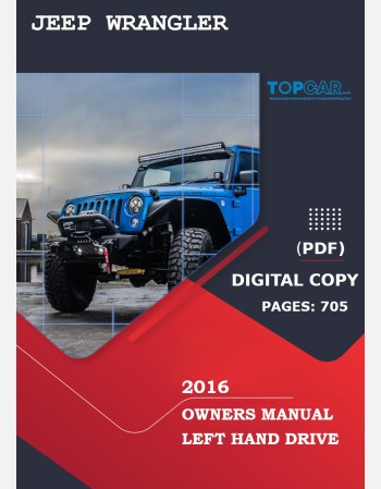 jeep wrangler 2016 owners manual